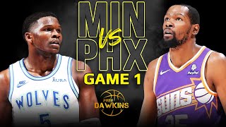 Minnesota Timberwolves vs Phoenix Suns Game 1  Highlights | 2024 WCR1 | FreeDawk