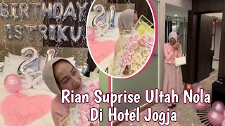 RIAN ARIFIN KASIH SUPRUSE ROMANTIS DI HOTEL BUAT NOLA ⁉️