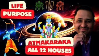 ATMAKARAKA in all the 12 Houses of a Horoscope - Unlocking Your Soul's Path #atmakaraka