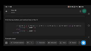 Python Program to Print the Pattern 'G'