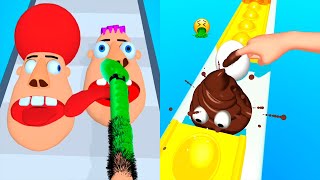 Finger Runner 3D VS Pop Run - All Levels SpeedRun Gameplay Android iOS Ep1