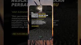 Perbaiki sholatmu, niscaya allah akan perbaiki rezekimu #feedshort #sholat #rezeki