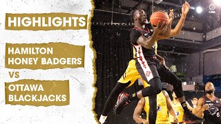 CEBL Summer Series 2020 | Highlights | Hamilton Honey Badgers vs Ottawa BlackJacks | August 2