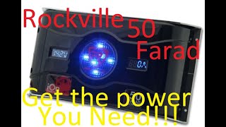 Rockville Capacitor Power You Need For Car Audio System Rockville RXC50D 50 Farad Cap Tear Down