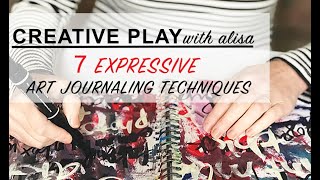 creative play- 7 expressive art journaling techniques