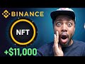 BINANCE NFT || HOW TO EARN NFTS IN BINANCE AND SELL FOR MONEY