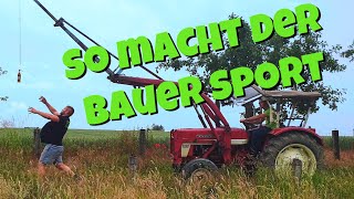 So macht der Bauer Sport - Mit diesem Trick macht der Bauer Sport