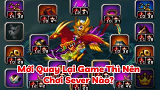 PVTK - MỚI QUAY LẠI GAME THÌ NÊN CHƠI SEVER NÀO? SEVER NÀO ĐÔNG NGƯỜI CHƠI