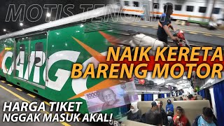 MUDIK NAIK KERETA MURAH \u0026 NYAMAN TIKETNYA CUMA Rp. 10.000,- !! Naik Kereta Api MOTIS TENGAH