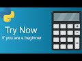 Build a simple calculator in python | python Tutorial for beginners (step by step)