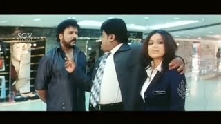 Jaggesh makes Ravichandran as PA to impress Lover | Kannada Comedy Scenes