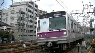 東京メトロ8000系8112F急行南栗橋行き 伊勢崎線牛田－北千住にて