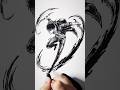 Sung Jinwoo StickMan to Anime Drawing #sololeveling #sungjinwoo #art #drawing #sketch #anime