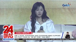 Kim Ji Won, ikinatuwa ang overwhelming support ng Pinoy fans sa \