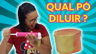 QUAL O PÓ DILUIR ? PÓ PEROLADO OU GLITTER COMESTÍVEL  DICAS DA SAM | SAMIRA NUNES