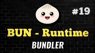 #19 - Bun As Bundler | Complete Bun Course 🔥 | Node JS | JavaScript | Bun | Hono | Deno #coding