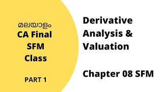 CA Final SFM I Chapter 08I Derivative Analysis and Valuation I Part 1 I Malayalam