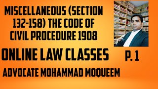 Miscellaneous Section (132@158) The Code Of Civil Procedure1908