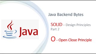 SOLID - Open Close Principle - Part 2 | Java Interview Questions | #java #coding