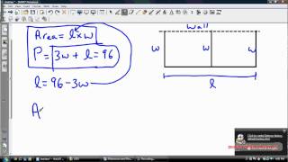 Optimization - Maximum and Minimum Area Problems