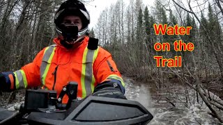 Wicked Start Epic ATV Trail Ride Water Gonna be a Good one Can Am Outlander 700 Northwestern Ontario