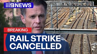 Sydney train shutdown averted after crisis talks | 9 News Australia