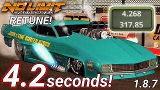 Fastest Division X Tune! 4.2 Seconds Spencer Hyde's Jack \u0026 The Green Stock (Prestige) | No Limit 2.0