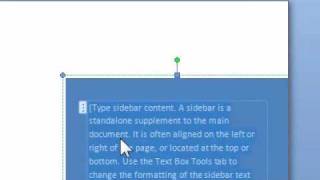 How to add a text box to a document
