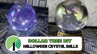 DOLLAR TREE DIY: TWO DIFFERENT HALLOWEEN CRYSTAL BALLS