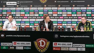 34. Spieltag | SGD - HFC | Pressekonferenz nach dem Spiel