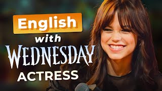 Learn English with JENNA ORTEGA — The WEDNESDAY Actress