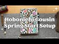 2024 HOBONICHI COUSIN SPRING START SETUP | how I use the hobonichi cousin as my *everything* journal