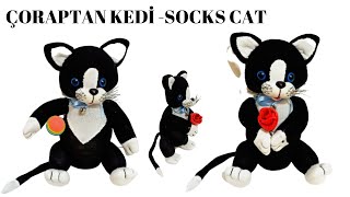 How To Make The Perfectly Easy Cat From Socks - DIY