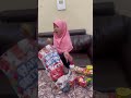 raisya unboxing snack ulang tahun trending raisya shortvideo funny jajanan