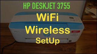 HP Deskjet 3755 WiFi SetUp / Wireless SetUp review !!