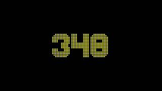 540 seconds countdown timer with full zero second