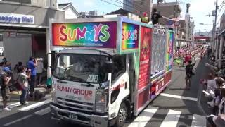 2016年[4K]ｻﾆｰｸﾞﾙｰﾌﾟよさこい踊り子隊SUNNYS｢第63回よさこい祭り･2日目･菜園場｣