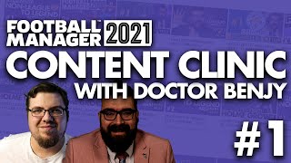 FM21 Content Clinic with @DoctorBenjyFM | Fixing Football Manager 2021 YouTube Channels