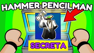 ¡Intento Conseguir El HAMMER PENCILMAN Secreto! (Skibidi Toilet Defense Roblox)