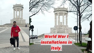 ইতালিতে প্রথম বিশ্বযুদ্ধের স্থাপনা।World War I installations in Italy.