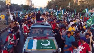 Haq Do Karachi Ko Badlo Karachi Ko Tarana||Drone Shots||Haq Do Karachi Rally||Jamat E Islami Karachi