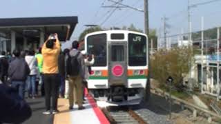 両毛線　あしかがフラワーパーク駅発着　高崎方面