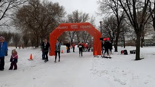 Virtual Run: Santa Shuffle 5K run/walk  @ The Forks Winnipeg MB Canada (12-10-22).