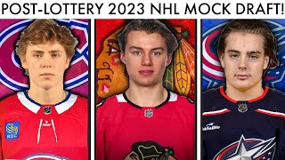 POST-LOTTERY 2023 NHL MOCK DRAFT SIMULATION! (TOP 16 Order Predictions Connor Bedard/Blackhawks)