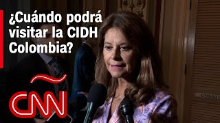 Vicepresidenta de Colombia dice que CIDH puede visitar el país tras audiencia del organismo