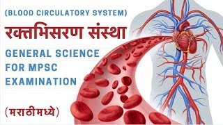 रक्तभिसरण संस्था (Blood Circulatory System) मराठीमध्ये - General Science for MPSC Examination