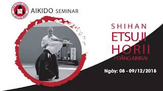 HAF Aikido Seminar - Shihan Etsuji Horii - HCMC 2018