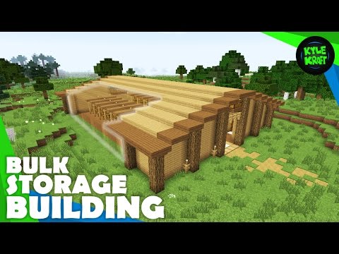 Minecraft Survival Storage Warehouse! Minecraft Survival Storage Warehouse!