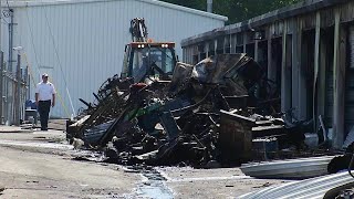 Storage facility fire