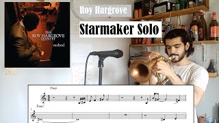 Starmaker - Roy Hargrove Flugelhorn solo transcription (trumpet)
